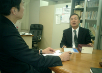 埼玉県越谷市 司法書士事務所の亀田先生を取材！！　写真